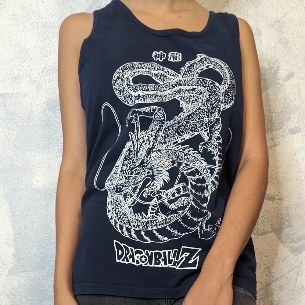 Blue Dragon Ball Z Muscle Shirt - Picture 2 of 4